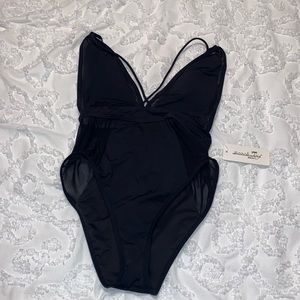 One Piece Black Swimsuit NWT
